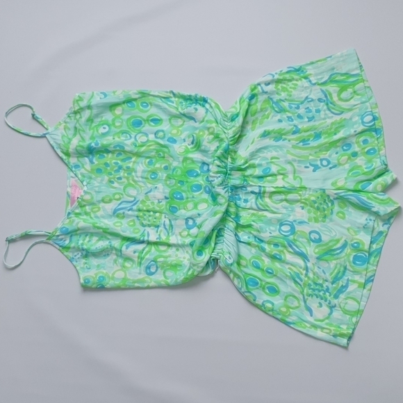 Lilly Pulitzer Deanna Casual Ocean print Romper - Picture 4 of 10